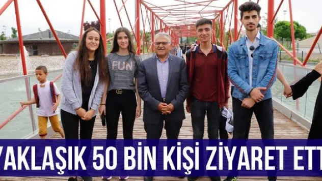 Yaklaşık 50 bin kişi ziyaret etti