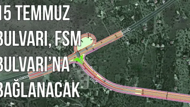 15 Temmuz Bulvarı, FSM Bulvarı'na bağlanacak