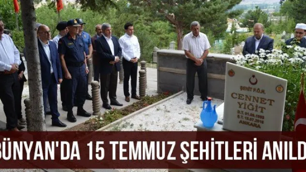 Bünyan'da 15 Temmuz şehitleri anıldı