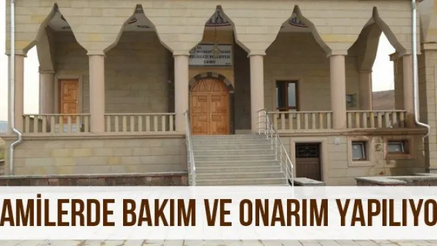 Camilerde bakım ve onarım yapılıyor