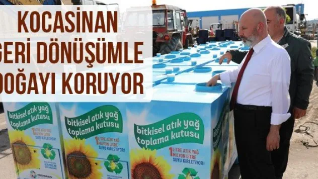 Kocasinan Geri Dönüşümle Doğayı Koruyor