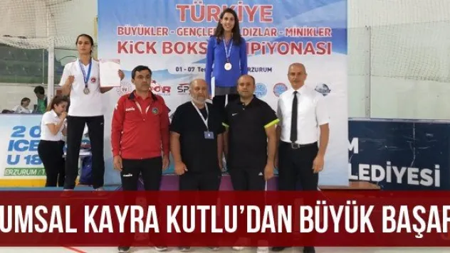 Kumsal Kayra Kutlu'dan büyük başarı
