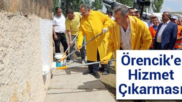 Örencik'e hizmet çıkarması