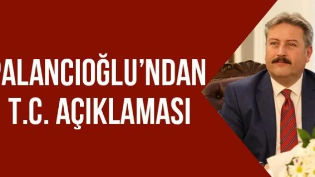 Palancıoğlu'ndan T.C. açıklaması