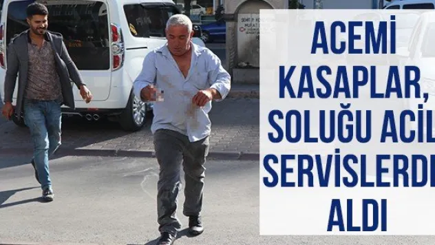 Acemi kasaplar, soluğu acil servislerde aldı