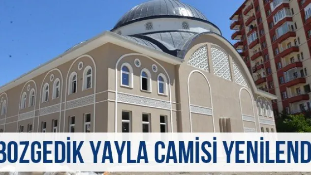 Bozgedik Yayla Cam'si yenilendi