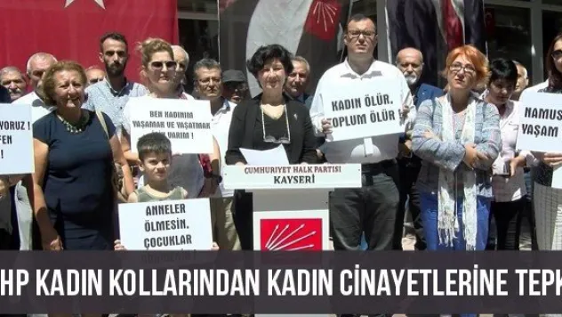 CHP Kadın Kollarından kadın cinayetlerine tepki