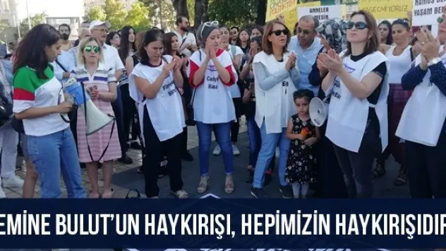 'Emine Bulut'un haykırışı, hepimizin haykırışıdır'