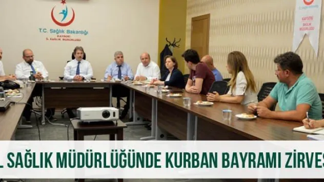 İl Sağlık Müdürlüğünde Kurban Bayramı Zirvesi