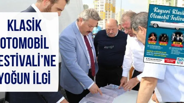 Klasik Otomobil Festivali'ne Yoğun İlgi