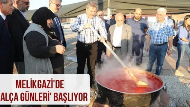 Melikgazi'de 'Salça Günleri' başlıyor