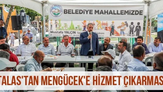 Talas'tan Mengücek'e hizmet çıkarması