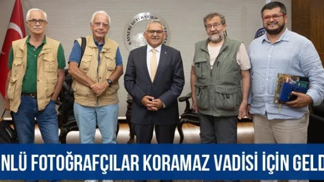 Ünlü fotoğrafçılar Koramaz Vadisi için geldi