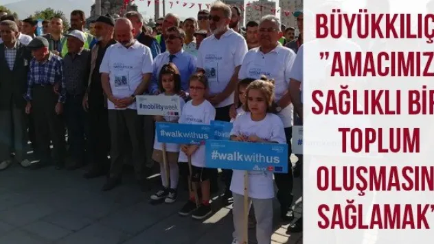 Büyükkılıç:'Amacımız sağlıklı bir toplum oluşmasını sağlamak'