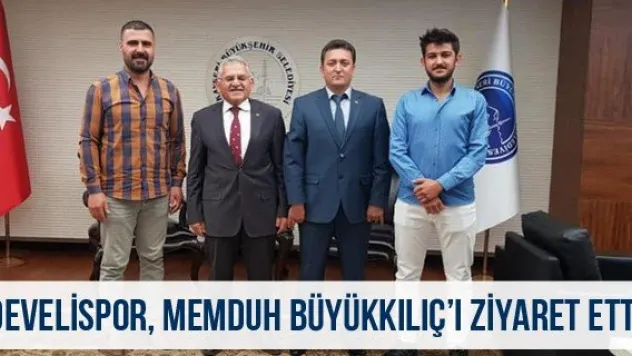 Develispor, Memduh Büyükkılıç'ı ziyaret etti
