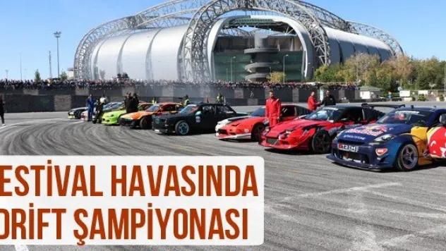 Festival havasında drift şampiyonası
