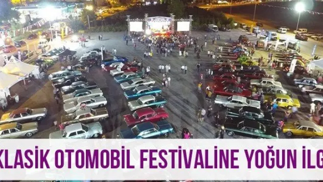 Klasik otomobil festivaline yoğun ilgi