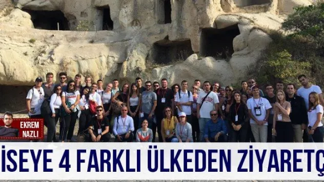 Liseye 4 farklı ülkeden ziyaretçi