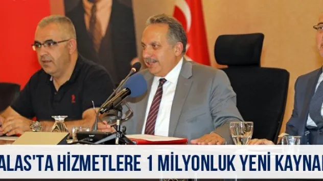 Talas'ta hizmetlere 1 milyonluk yeni kaynak
