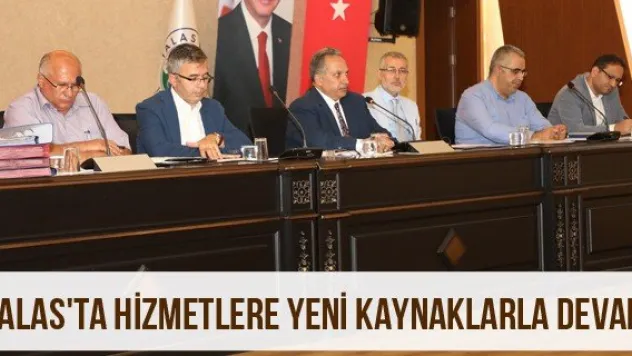 Talas'ta hizmetlere yeni kaynaklarla devam