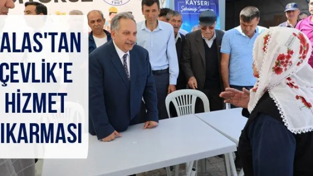 Talas'tan Çevlik'e Hizmet Çıkarması