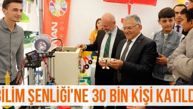 Bilim Şenliği'ne 30 bin kişi katıldı