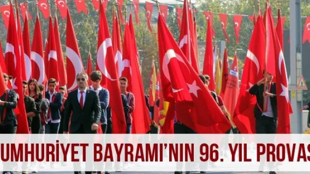 Cumhuriyet Bayramı'nın 96. yıl provası