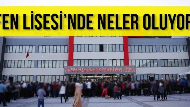 FEN LİSESİ'NDE NELER OLUYOR