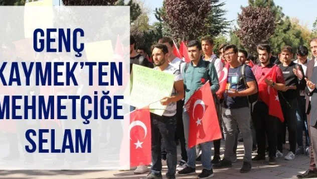 Genç KAYMEK'ten Mehmetçiğe selam