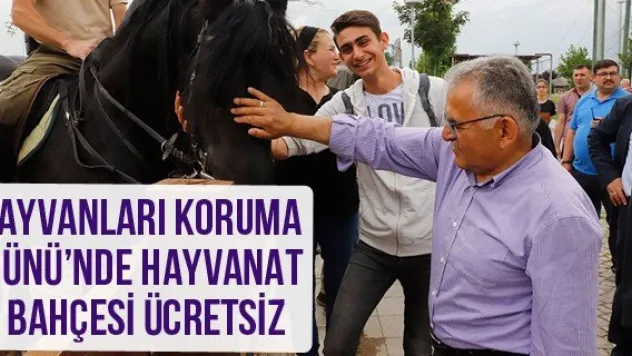 Hayvanları Koruma Günü'nde hayvanat bahçesi ücretsiz