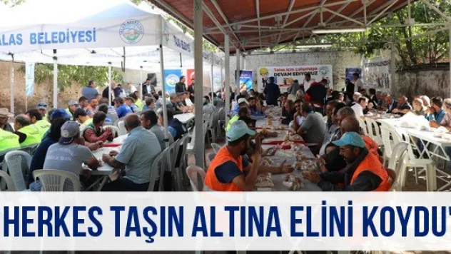 &quotHerkes taşın altına elini koydu&quot