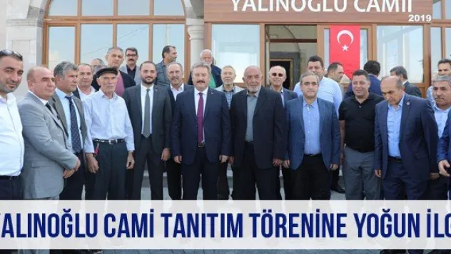 Yalınoğlu Cami tanıtım törenine yoğun ilgi