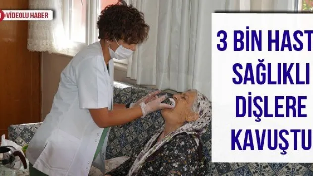3 bin hasta sağlıklı dişlere kavuştu
