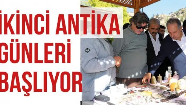 Talas'ta İkinci Antika Günleri Başlıyor