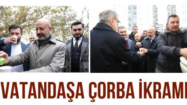 Vatandaşa çorba ikramı