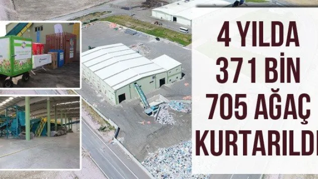 4 yılda 371 bin 705 ağaç kurtarıldı