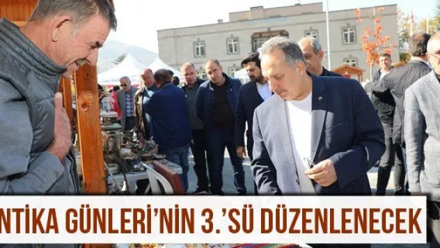 Antika Günleri'nin 3.'sü düzenlenecek
