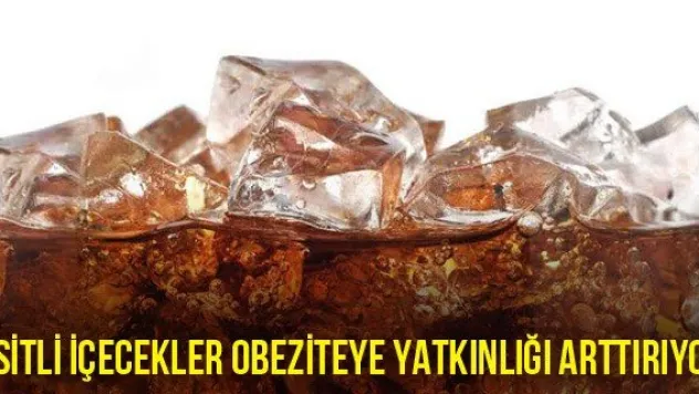 Asitli içecekler obeziteye yatkınlığı arttırıyor