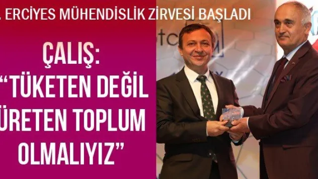 Çalış: 'Tüketen değil üreten toplum olmalıyız'