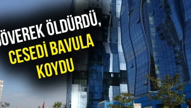 Döverek öldürdü, cesedi bavula koydu