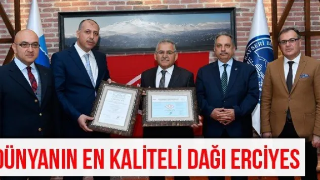 Dünyanın en kaliteli dağı Erciyes