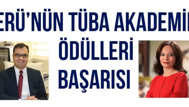 ERÜ'nün TÜBA Akademik Ödülleri Başarısı