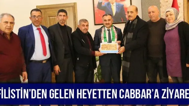 Filistin'den gelen heyetten Cabbar'a ziyaret