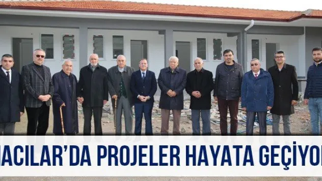 Hacılar'da Projeler Hayata Geçiyor