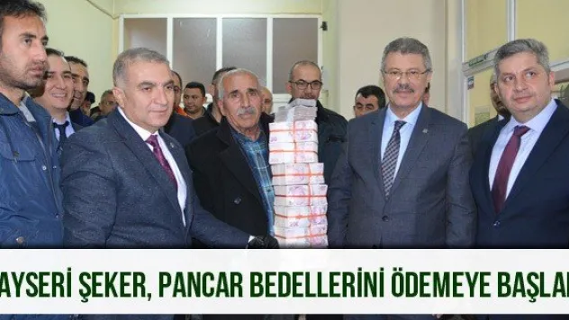 Kayseri Şeker, pancar bedellerini ödemeye başladı