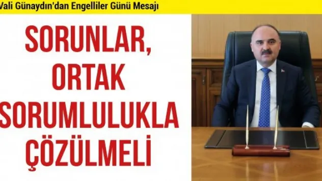Sorunlar, ortak sorumlulukla çözülmeli