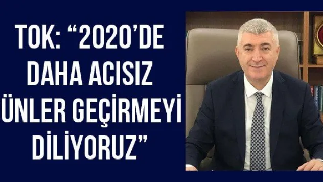 Tok: '2020'de daha acısız günler geçirmeyi diliyoruz'