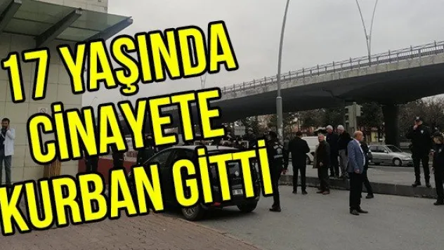 17 yaşında cinayete kurban gitti