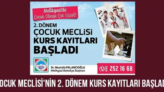 Çocuk Meclisi'nin 2. Dönem Kurs Kayıtları Başladı