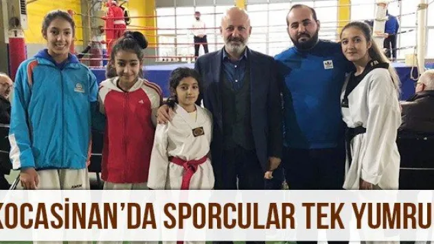 Kocasinan'da sporcular tek yumruk